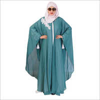 Green & White Ladies Kaftan